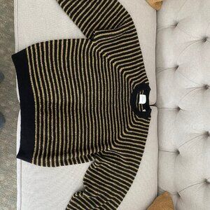 Doen Marsena Sweater in Black & Gold M